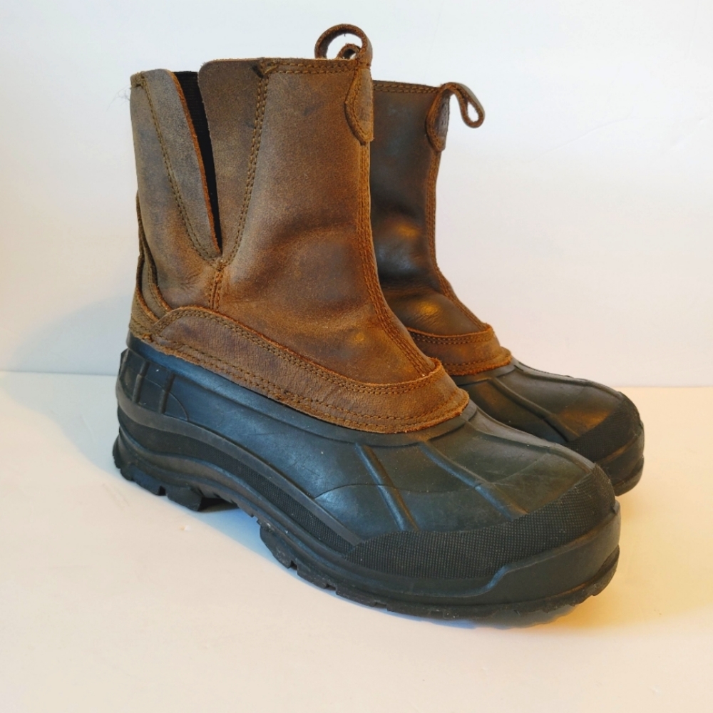 KAMIK LEATHER/RUBBER THINSULATE SNOWBOOTS